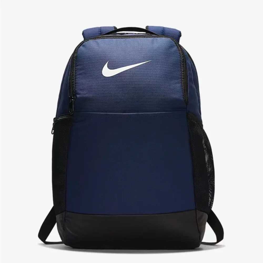 New Nike Men's Blue and Black Backpack medium